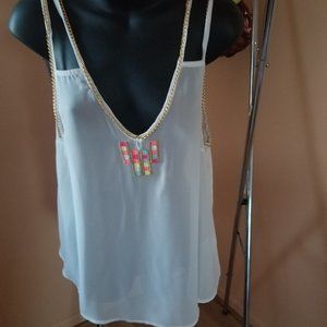 NWOT Sheer Beauty top